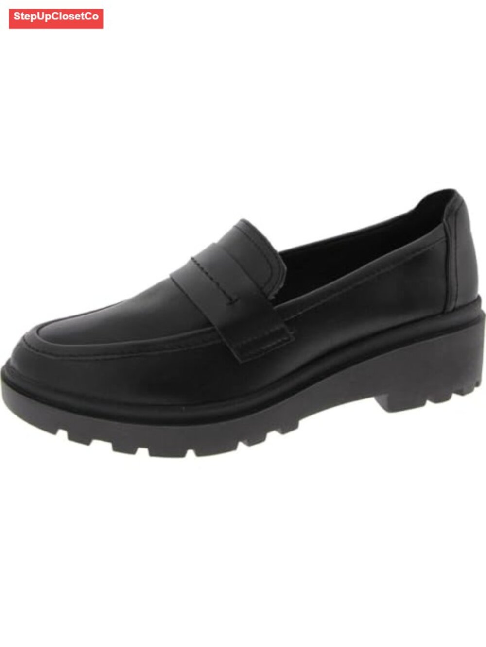 Calla Ease Leather Loafers Slip-On Comfort Cushioned Flat Shoes